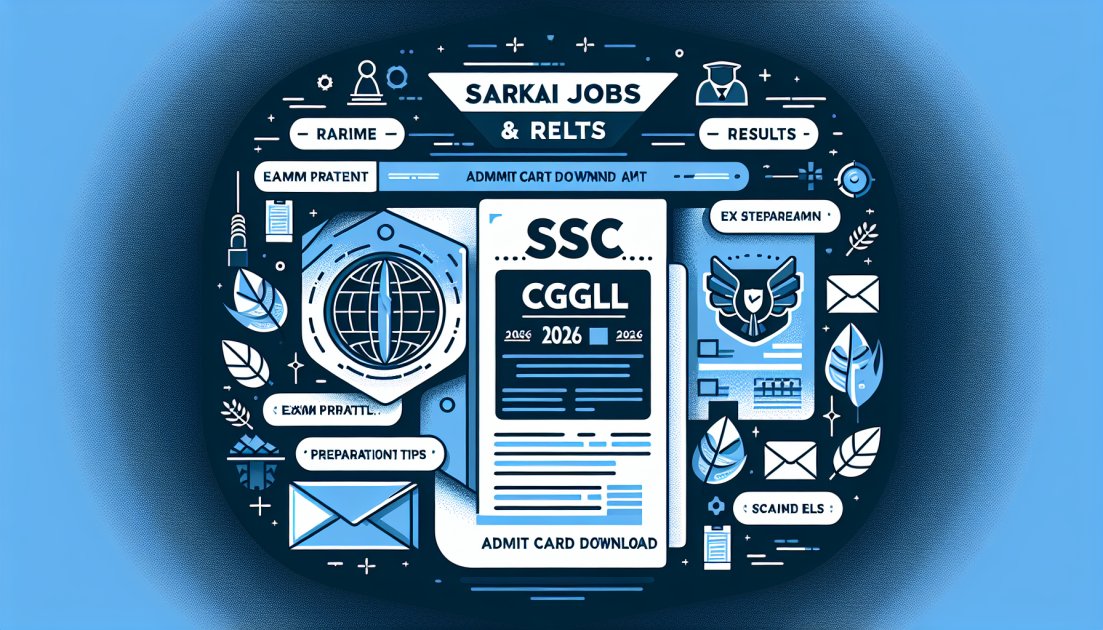 SSC CGL 2026 परीक्षा तिथि घोषित: Tier 1 एडमिट कार्ड डाउनलोड, परीक्षा पैटर्न और तैयारी टिप्स