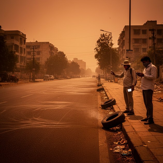 दिल्ली की भीषण गर्मी: ऐप्स क्यों बताते हैं 42°C जब सड़कें जलती हैं 65°C पर? — Weather — Trend Duniya