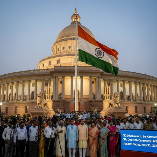 डीके शिवकुमार कर्नाटक के सीएम: शपथ ग्रहण आज, लाइव अपडेट और भविष्य की राह — Politics &amp; Government — Trend Duniya