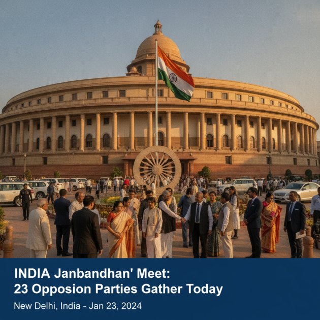 INDIA Janbandhan Meet: 23 Parties Unite for 2026 Elections — Politics &amp; Government — Trend Duniya