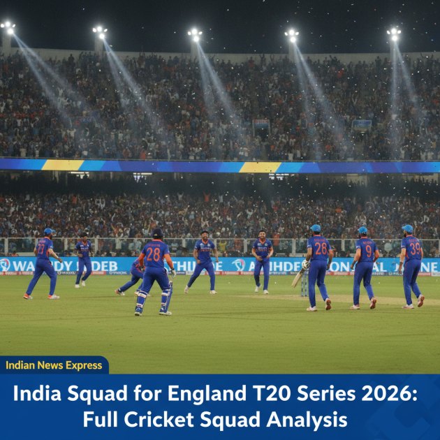 इंग्लैंड टी20 सीरीज 2026: भारत का स्क्वाड और जीत की रणनीति — Cricket &amp; Sports — Trend Duniya