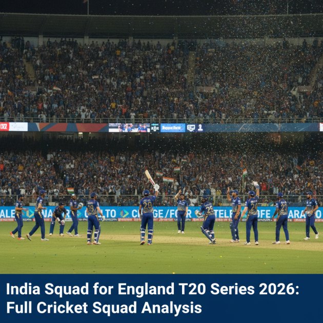 India T20 Squad for England Series 2026: Full Analysis &amp; Strategy — Cricket &amp; Sports — Trend Duniya
