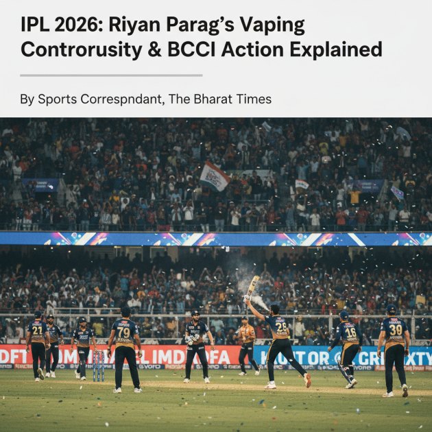 Riyan Parag Vaping IPL 2026 Controversy: BCCI Action &amp; Sunil Gavaskar's Take — Cricket/IPL — Trend Duniya