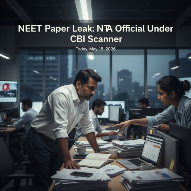 NEET Paper Leak: NTA Official Under CBI Scanner Today, May 18, 2026 - Latest Updates — Breaking News — Trend Duniya