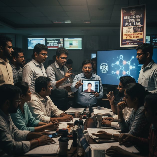 NEET 2026 पेपर लीक: CBI ने मास्टरमाइंड को पकड़ा, छात्रों का क्या होगा? — Breaking News — Trend Duniya