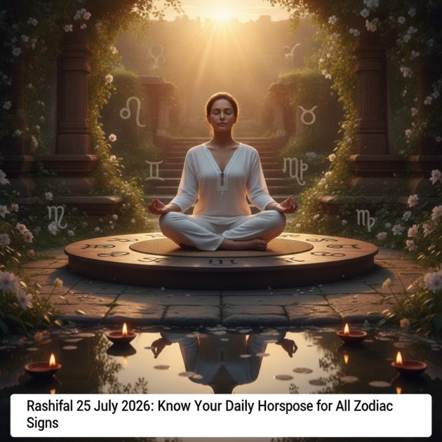 आज का राशिफल 25 July 2026 — सभी 12 राशियों का सम्पूर्ण भविष्यफल — Rashifal &amp; Astrology — Trend Duniya