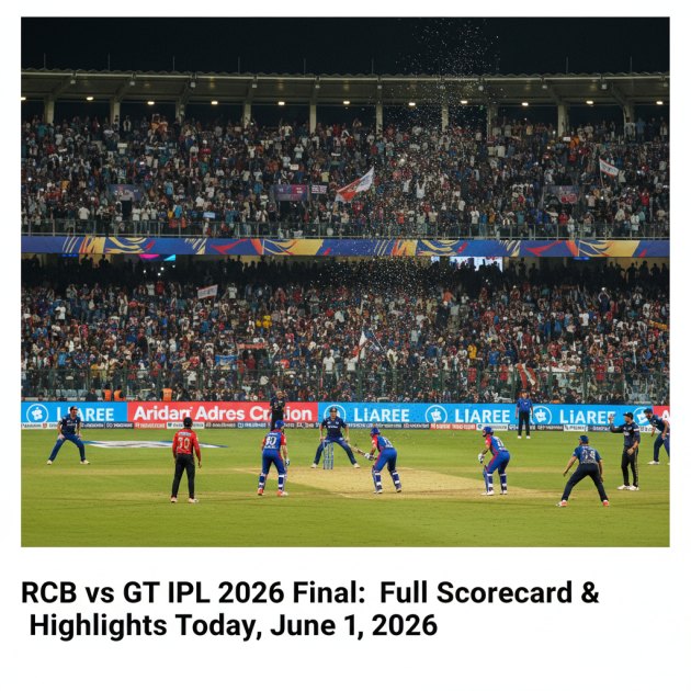 RCB vs GT IPL 2026 Final: Full Scorecard &amp; Highlights Today — Cricket &amp; Sports — Trend Duniya
