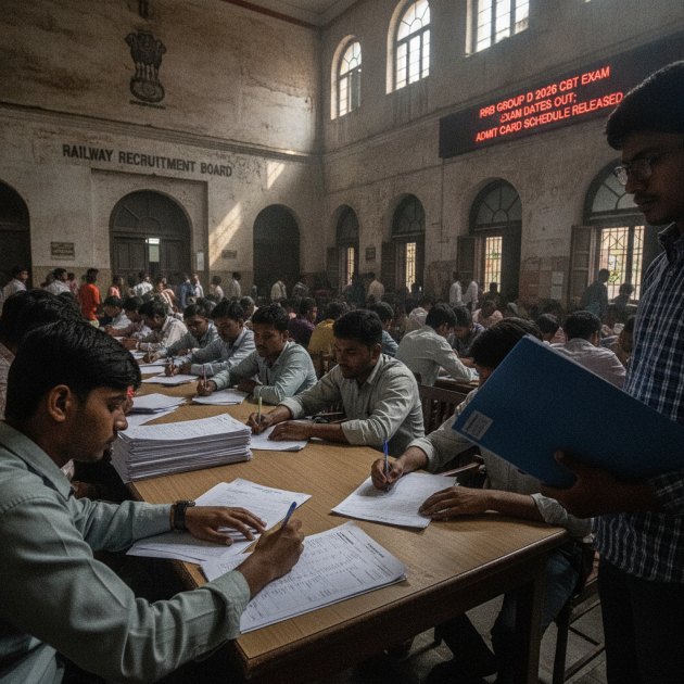 RRB Group D 2026 Exam Dates Announced! Your Admit Card &amp; Prep Guide — Jobs — Trend Duniya