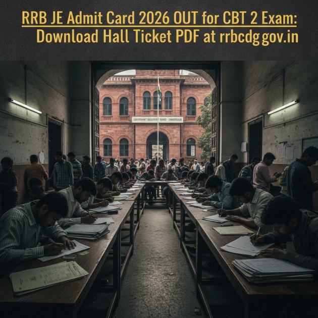 RRB JE Admit Card 2026 OUT: Your CBT 2 Hall Ticket Download Guide — Sarkari Jobs &amp; Results — Trend Duniya