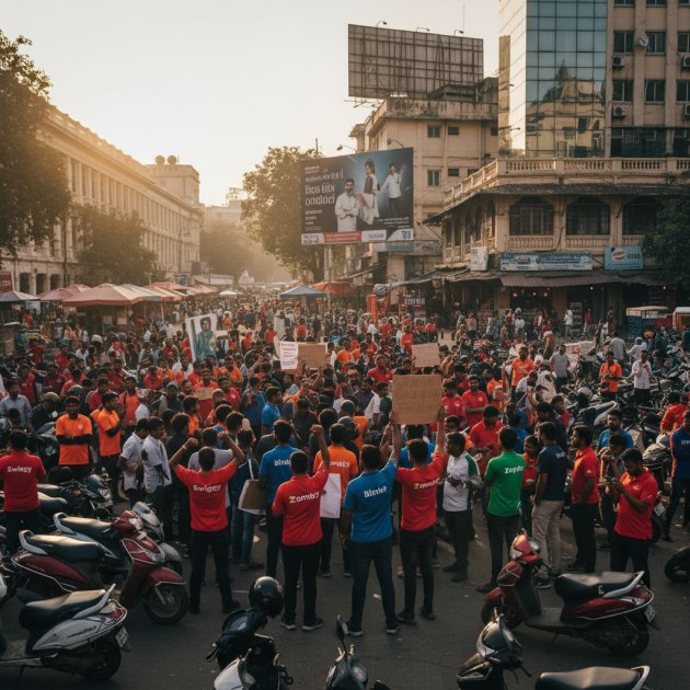 Swiggy Zomato Blinkit Zepto Strike Today: Fuel Prices Hit Delivery Workers — Breaking News — Trend Duniya