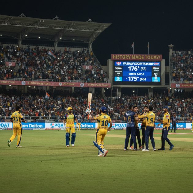 वैभव सूर्यवंशी ने तोड़ा क्रिस गेल का IPL रिकॉर्ड: आज क्रिकेट में इतिहास रचा! — Cricket &amp; Sports — Trend Duniya