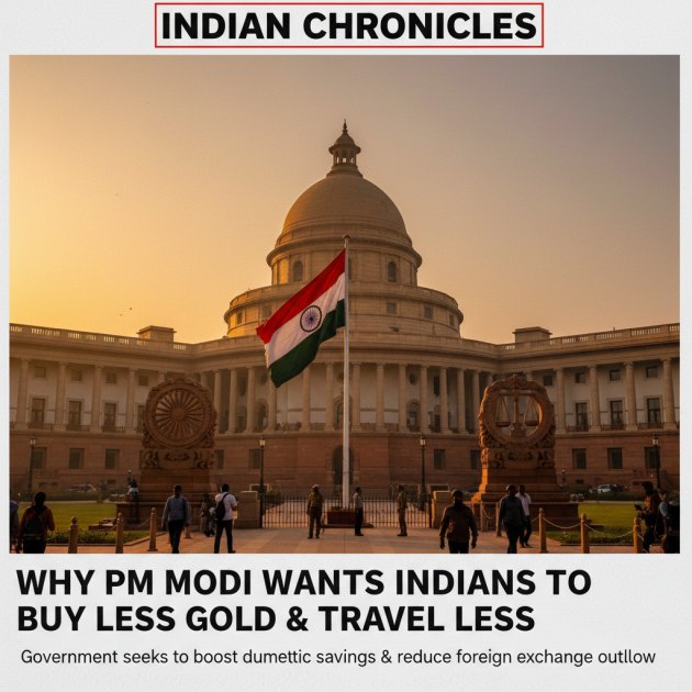 PM मोदी की अपील: सोना कम खरीदें, विदेश यात्रा रोकें - क्यों और कैसे? — Politics &amp; Government — Trend Duniya